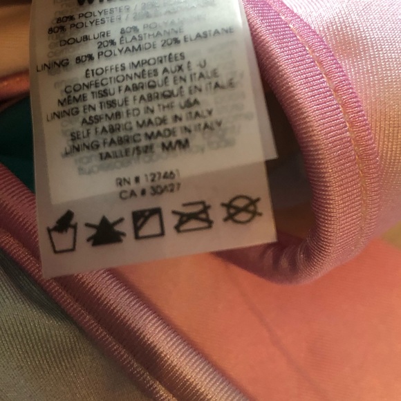 WILDFOX Swim Pastel Tie Dye Halter Bikini Top - Picture 10 of 12